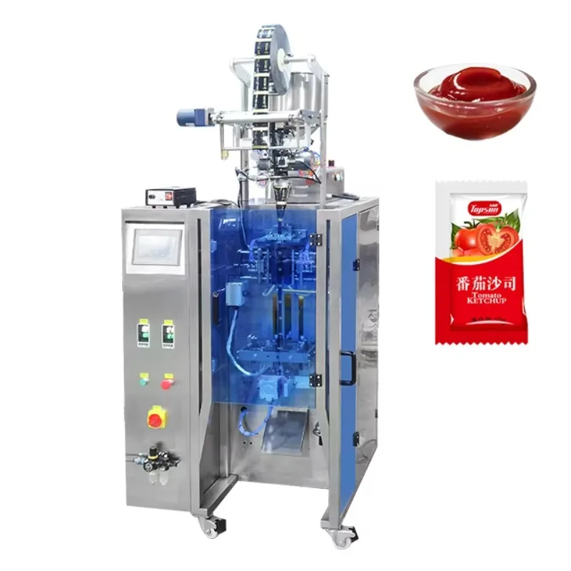 Multifunction Dipping Sauce Salad Tomato Paste Packaging Machine Peanut Butter Chutney Pouch Filling and Packing Machine