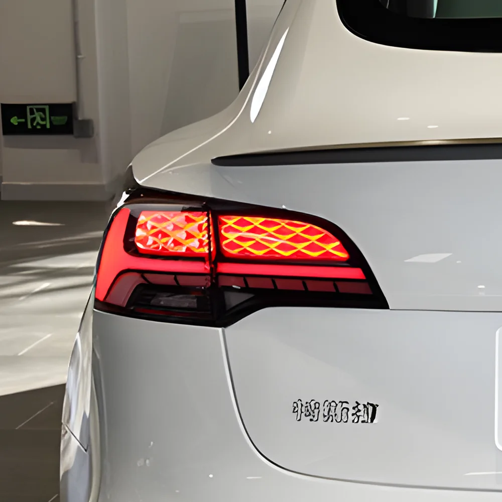 

Автоматические задние фонари для Tesla Model 3 Model Y 2019-2023, светодиодные автомобильные задние фонари в сборе, обновленная динамическая сигнальная лампа, аксессуары