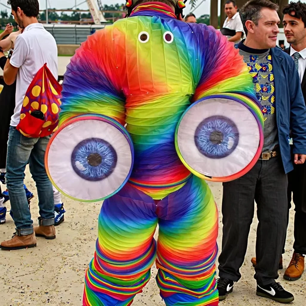 

Tube dance props rainbow tube stage performance new ambiguous Caterpillar performance tools