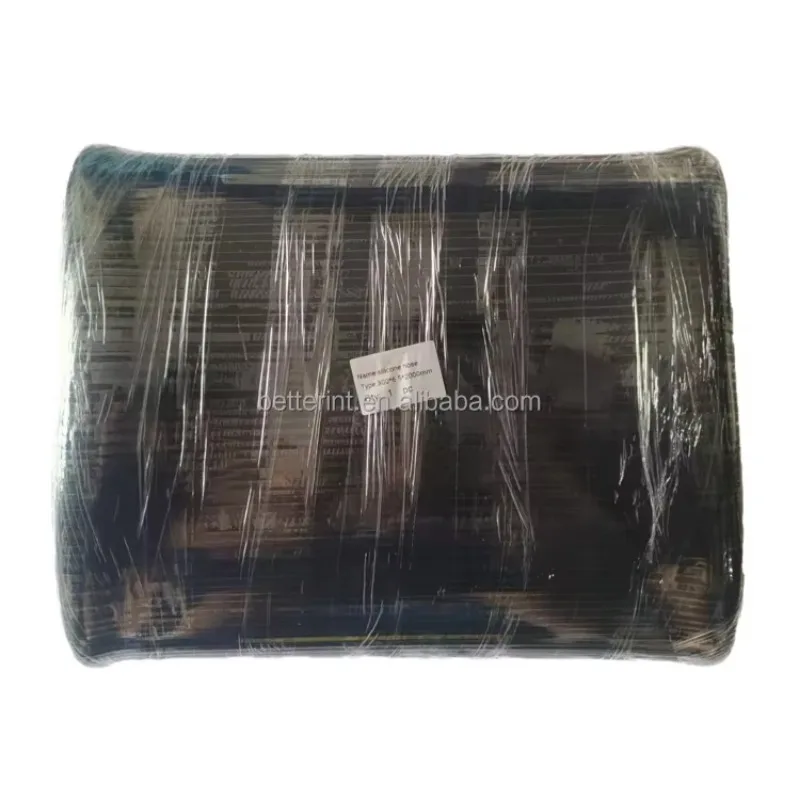 خرطوم مطاط السيليكون الأسود 10 بوصة اتصال مرن مع معرف 250 مم لمحطة خلط الخرسانة