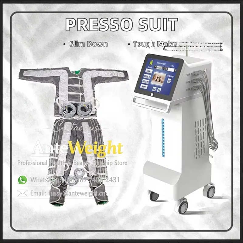 Pressotherapy Suit Lymphatic Drainage Massage Reduce Fat Pressotherapy