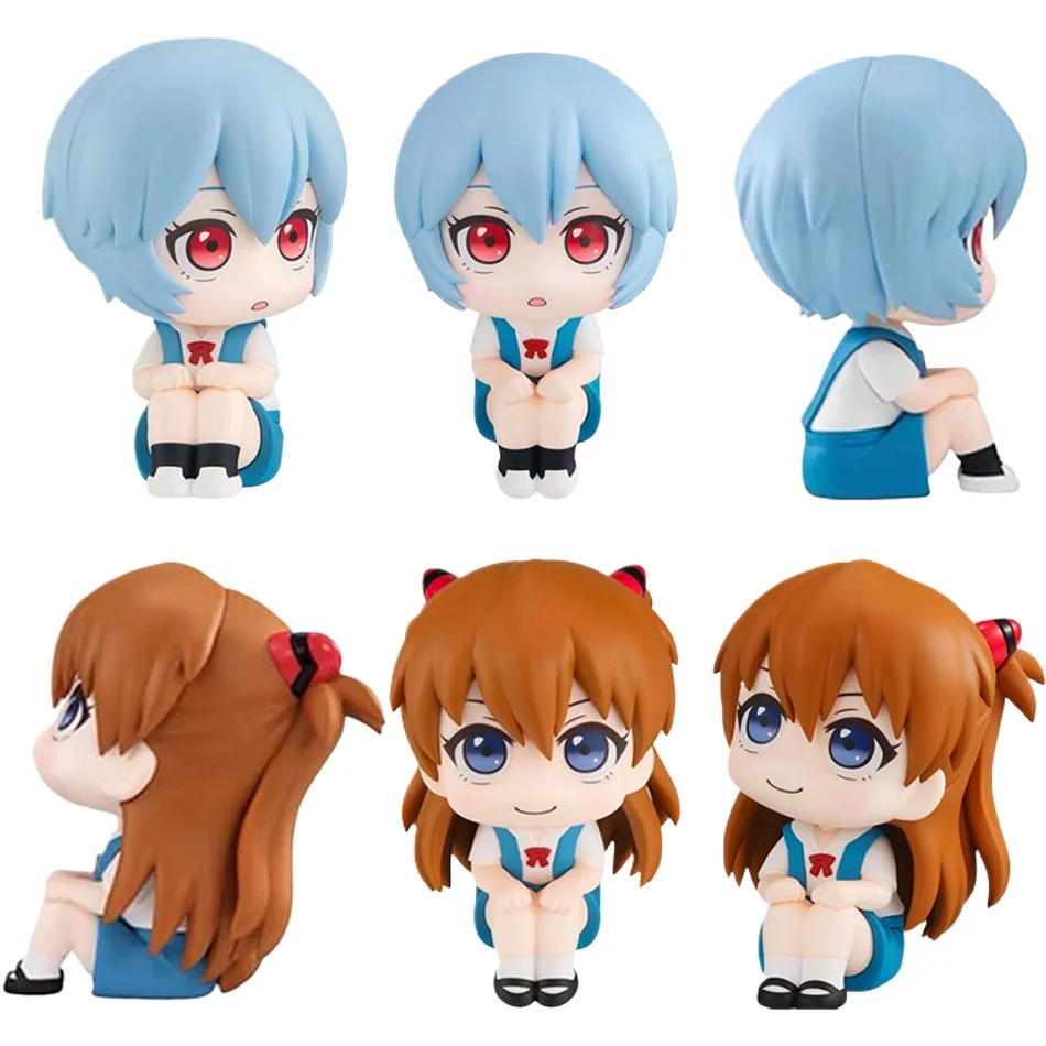 جديد جينيسيس إيفانجيليون الشكل إيفا أيانامي ري أسوكا نموذج ثنائي الأبعاد الهيكل سطح المكتب هدية مزخرفة دمية لعبة #2