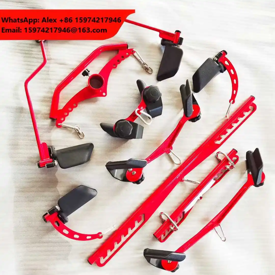 Adjustable Lat Pull Down Bar, Cable Machine Attachments For Gym, Home Gym Fitness T-bar Row Pulldown Attachments
