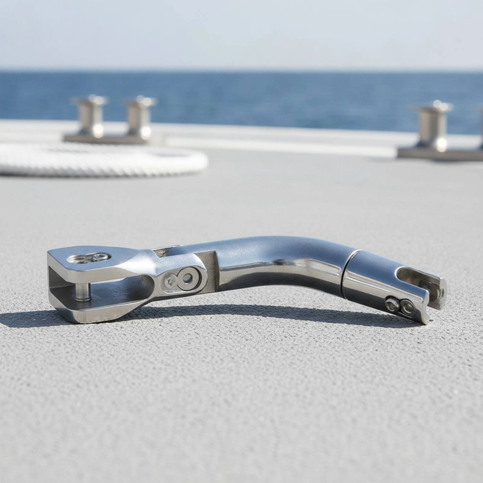 

Anchor Connector with Articulated Body Mirror Polished Anchor Chain Swivel Connector Hardware Corrosion Resistant Smooth