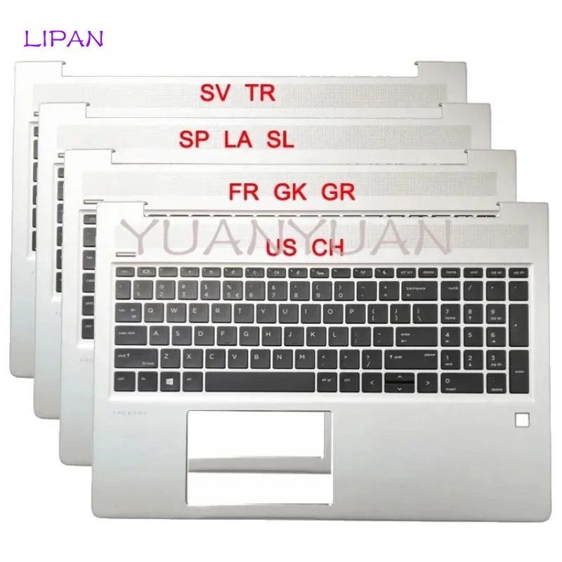 L Upper cover for HP ProBook 450 G6 G7 455r x8k zhan66 15 G2 G3 keyboard cover palm rest case shell