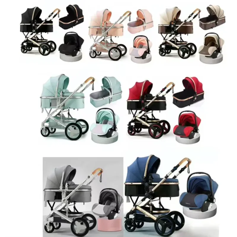 Hotsale Baby trolley Infant children Seat  fashion baby trolley for sale stroller 3 in 1 multi functional basket best seller