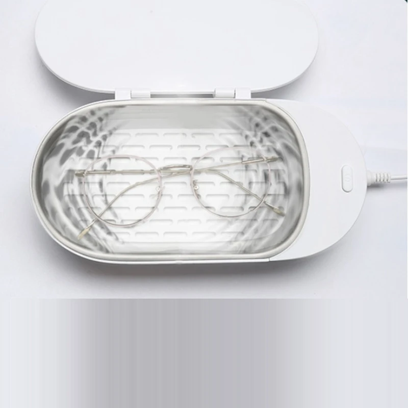 Small Ultrasonic Glasses Cleaner Ultrasound Jewelry Cleaner Machine High Frequency Ultrasonic Cleaning Bath