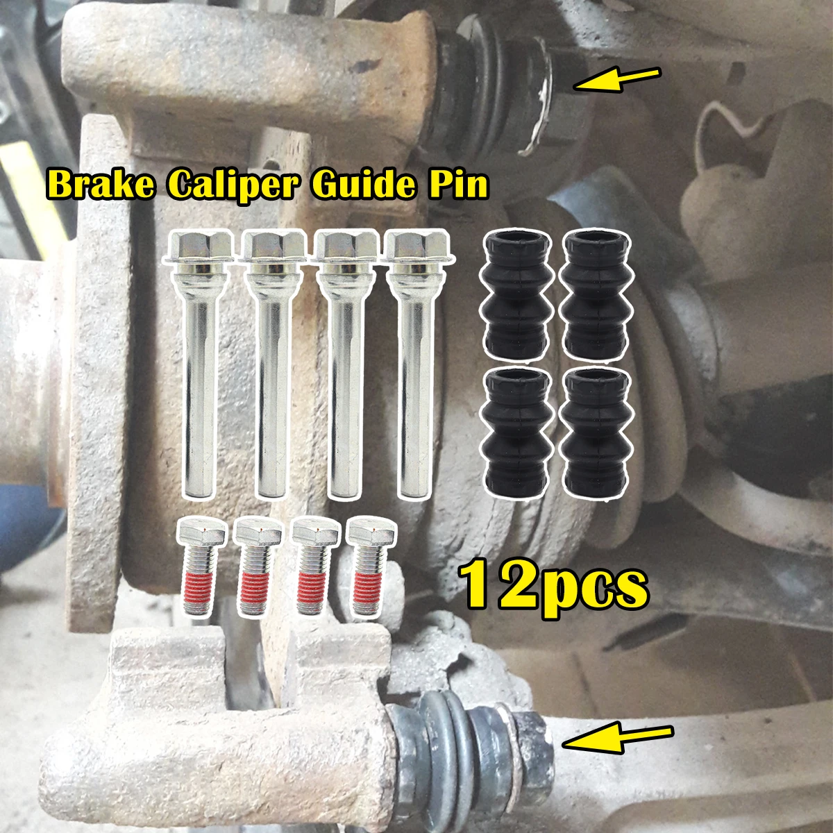 

For Saab 9-5 SEAT ALHAMBRA ALTEA AROSA CORDOBA IBIZA LEON TOLEDO Brake Caliper Cylinder Slider Guide Pin For Disc Housing Bolts