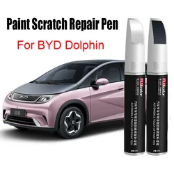 Paint Scratch Repair Pen for BYD Dolphin 2023 Touch-Up Paint Accessories Black White Blue Gray Purple Pink
