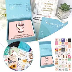 50 Pcs Women Motivational Cards Inspirational Fashonable Attitudes Card For Adults