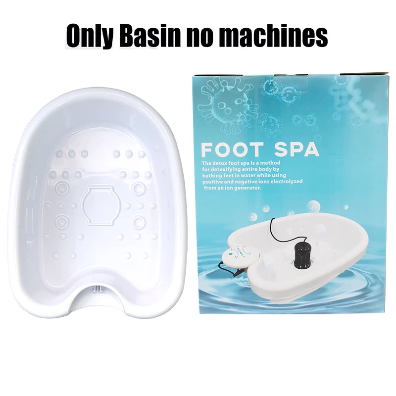 

Детокс-ионная спа-ванна для ног, вибрационная гидромассажная матрица для ухода, аква-облегчение усталости, ванна для ног, массажная машина, аксессуар, только раковина