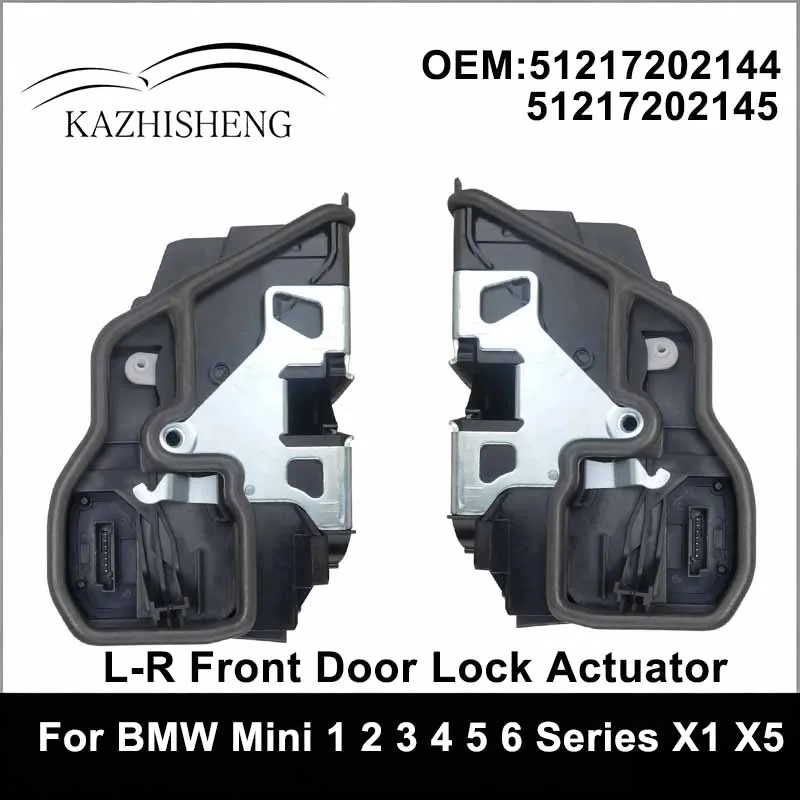 51217202144 51217202145 L-R Front Door Lock Actuator Inclusive Mechanism Central Locking for BMW Mini 1 2 3 4 5 6 Series X1 X5