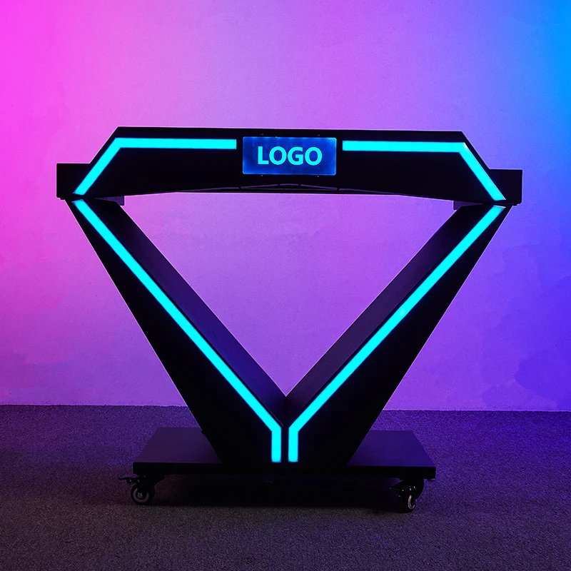 

Customized Event Dj Table Facade Booth Luminous Table Player DJ Table Party Ktv Inflatable Bar Nightclub