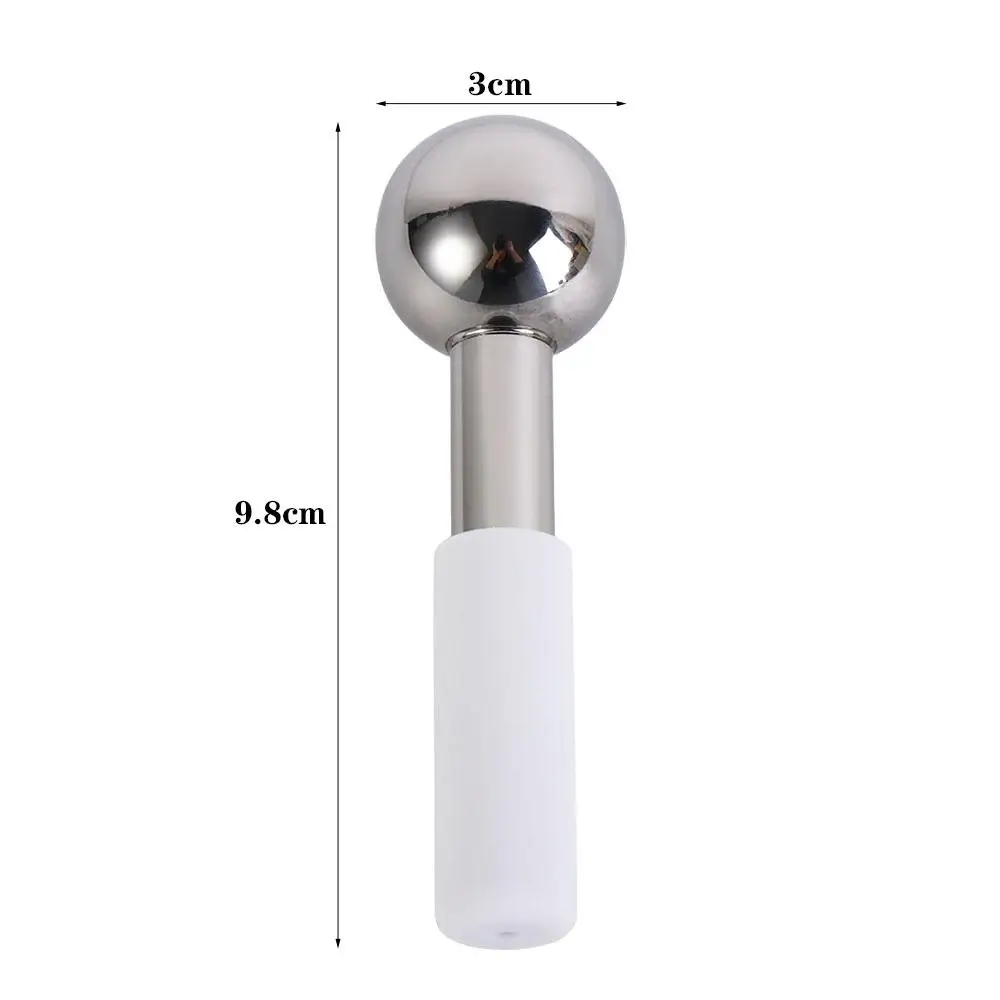 Stainless Steel Ice Wave Beauty Massage Stick Educe Swelling Face Massage Ice Wave Ball Narrow Pores Anti Aging