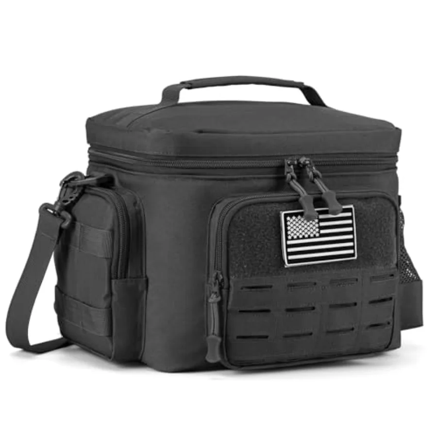 

Tactical Lunch Bag for Mens Military Heavy Duty Lunch Box Work Leakproof Insulated Durable Thermal Cooler Bag for Adult Meal fo