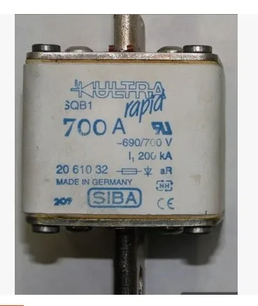 Fuses: KULTRA SQB1 700A 690/700V 2061032 / SQB1 900A 690V 2066132 / SQB1 630A 550A 450A 2066132 / SQB1 800A 2061332 aR