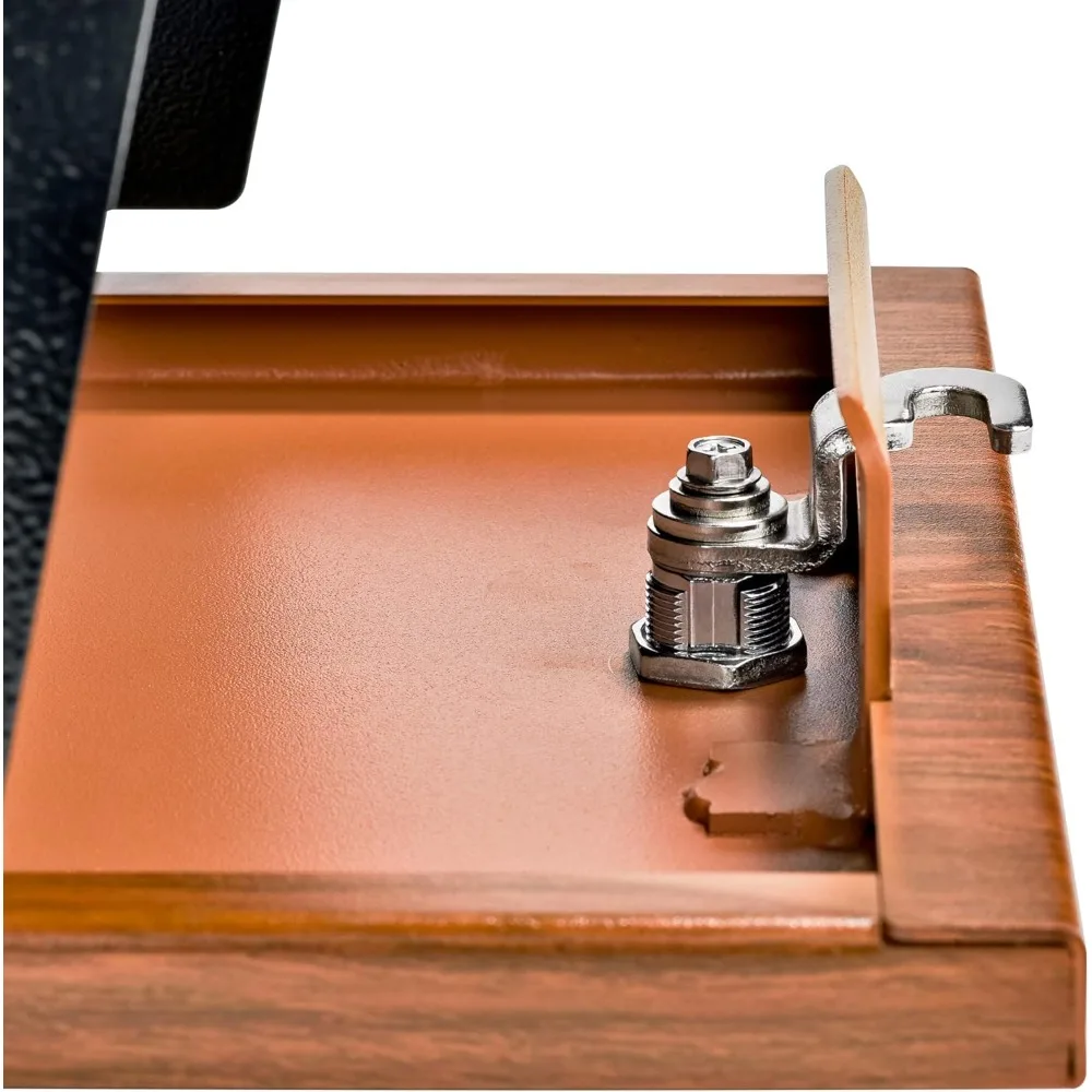 Curbside، Wood Grain 7510 Mail Manager Locking Security Mailbox، Steel، أسود - الأفضل #6