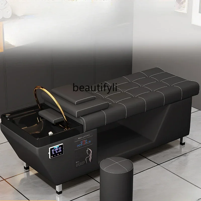 

Head Therapy Shampoo Chair Barber Salon Special with Water Circulation Fumigation Hair Salon Massage Couch