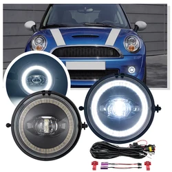 High Power LED DRL Daytime Running Light Fog Lamp For Mini Cooper R55 R56 R57 R58 R59 R60 R61 Paceman Bumper Driving Lamp