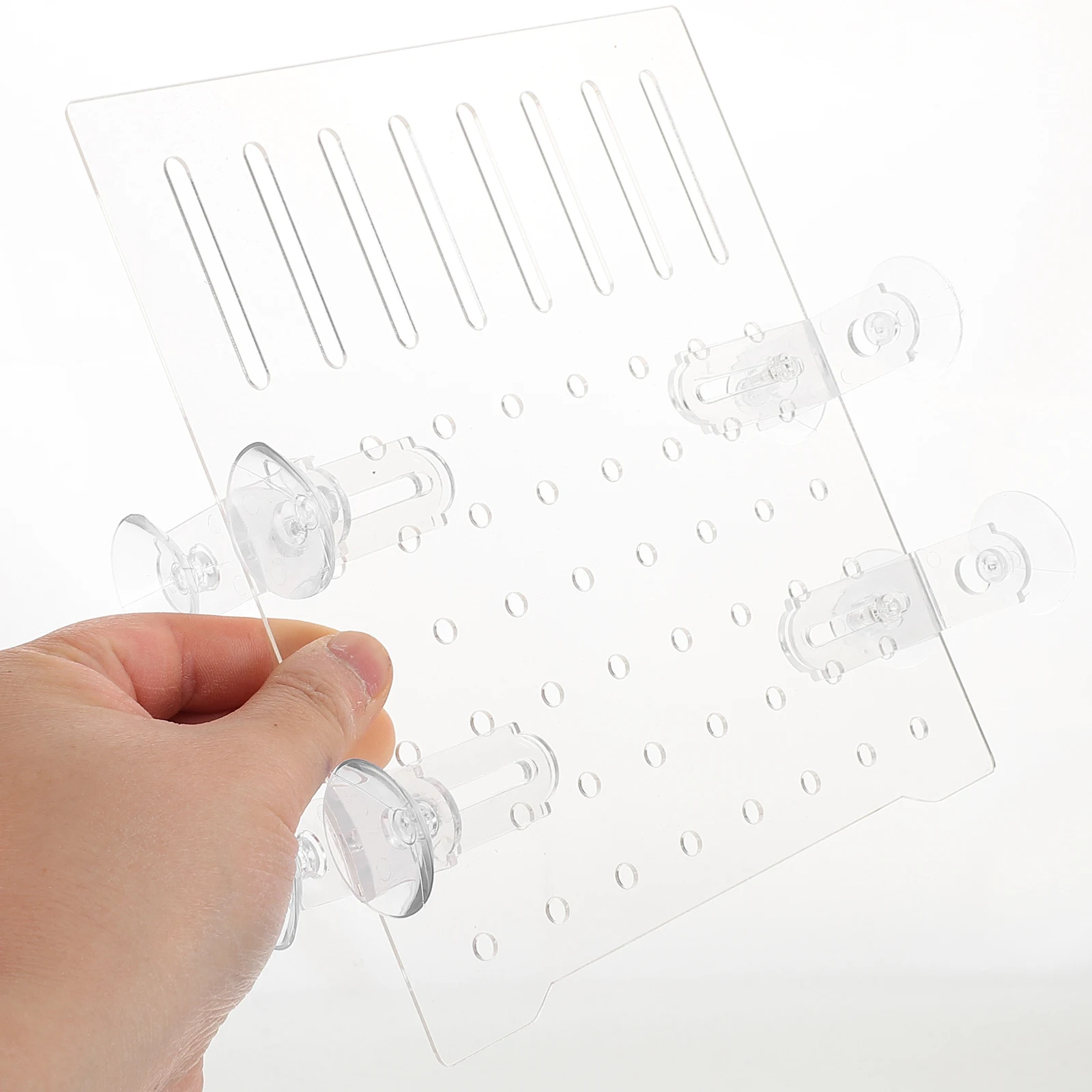 

Aquarium Divider Acrylic Fish Tank Isolation Plate Micro Hole Design For Betta Fish Separation High Transparency Durable Suction