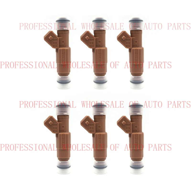 V+ V+ 9186340 280155831 6Pcs Fuel Injector For Volvo S60 S80 C70 XC70 XC90