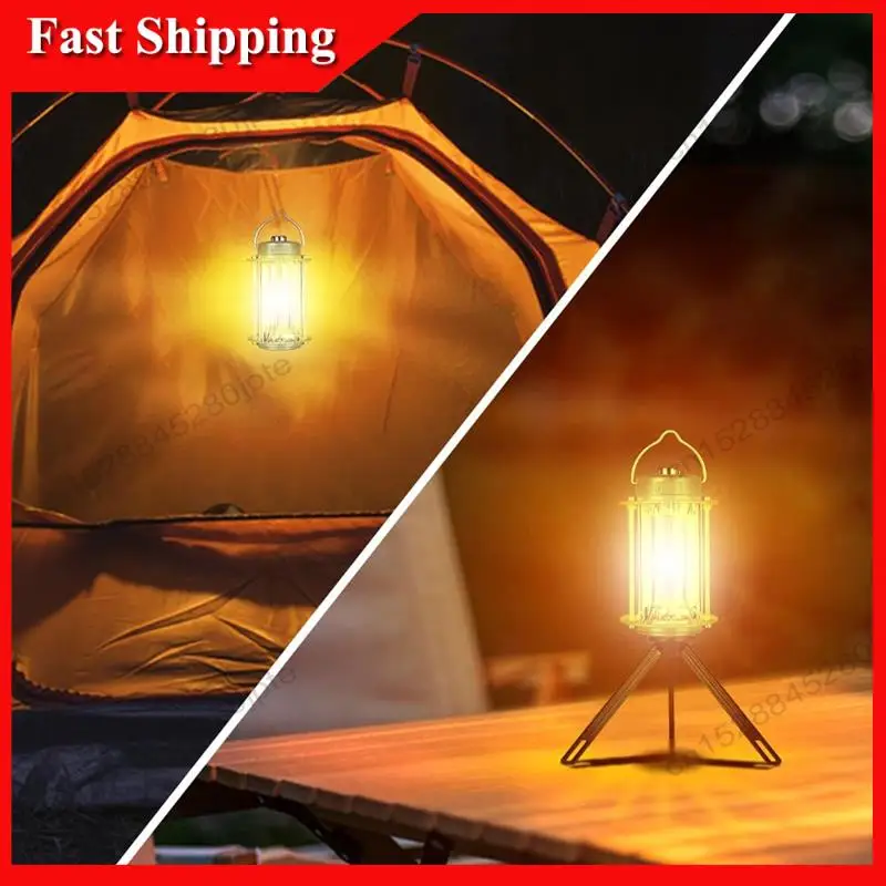 -ABUB Outdoor Waterproof Flashlight Handheld Portable LED Camping Light 3 Color Light Source USB Rechargeable Lantern