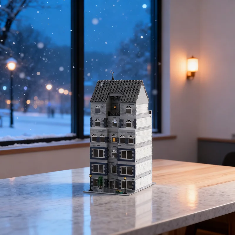 

8752pcs MOC Art Gallery Apartment Modular Streetscape Model Building Blocks Toy Gift Creative Display Collectible Desk Premium