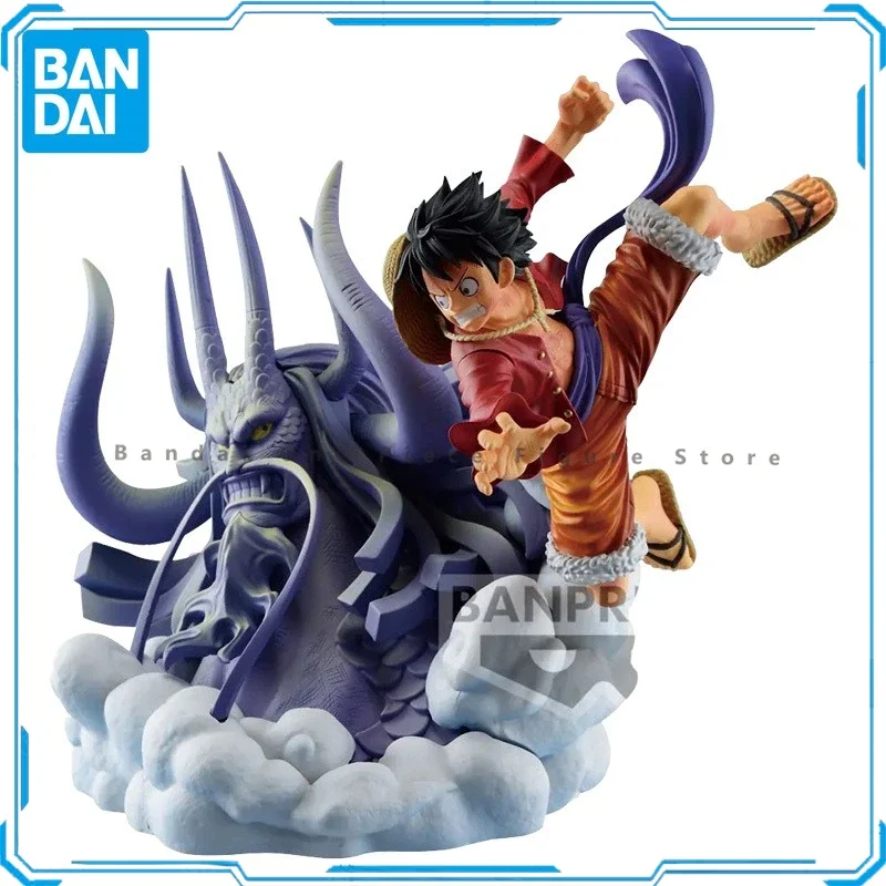 In Stock Original Bandai One Piece BANPRESTO Luffy Action Figures Animation Toys Gifts Model Genuine Collector Anime Hobby