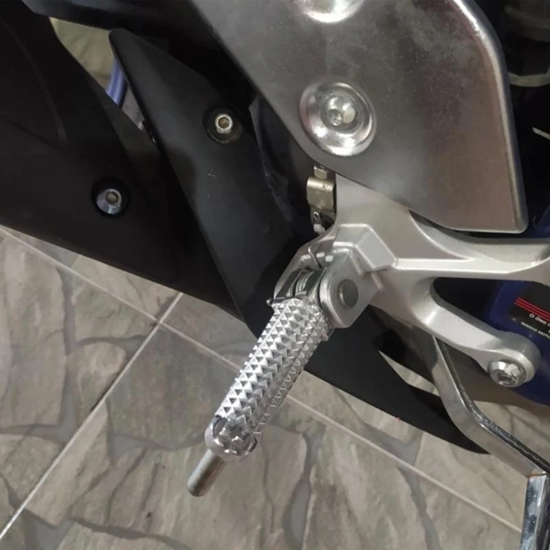Electric Motorcycle Bike Metal Foot Pegs Footpeg Rear Set Pedal Modification