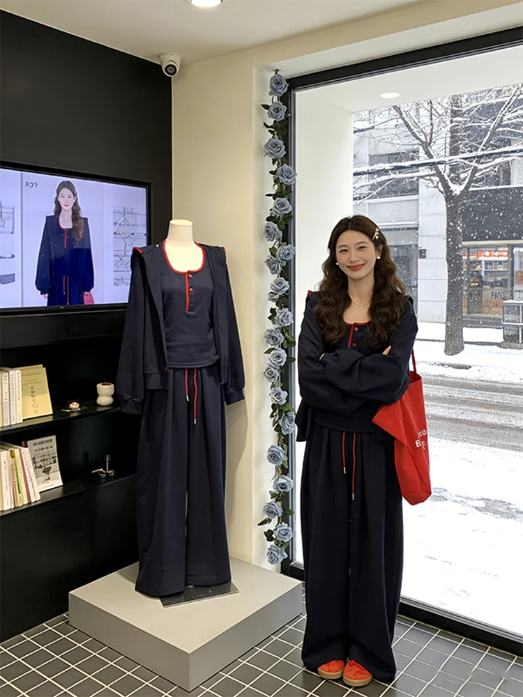 

Модный женский комплект-тройка для повседневной носки: стройнящий, омолаживающий, трендовый, дышащий, со средней плотностью, с высокой талией, для зимы