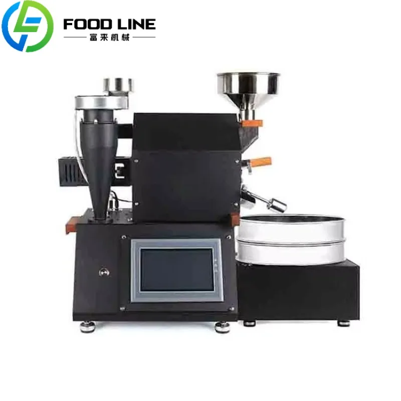 محمصة قهوة شديدة التحمل 1 كجم، محمصة حبوب متعددة الوظائف مع عملية يدوية للشركات الصغيرة