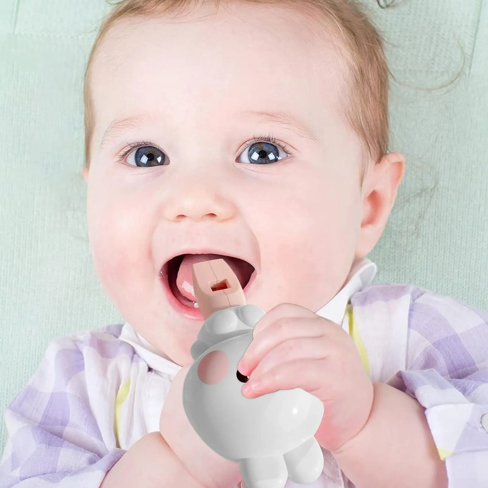 

Детская игрушка-свисток «Маленький кролик» для младенцев и малышей, свисток-пигги, мультяшный инструмент, маленькая труба, подарки для детей