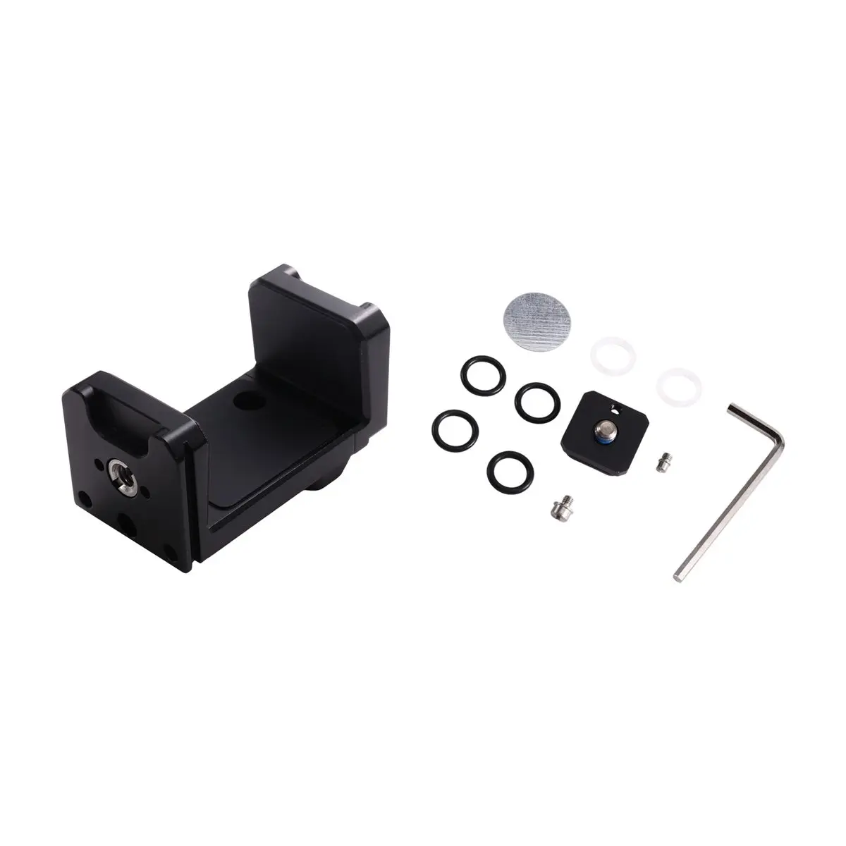 Power Bank Holder 55-85mm for DSLR Camera Photography Mobile Power Stand Aluminum Alloy - view 5
