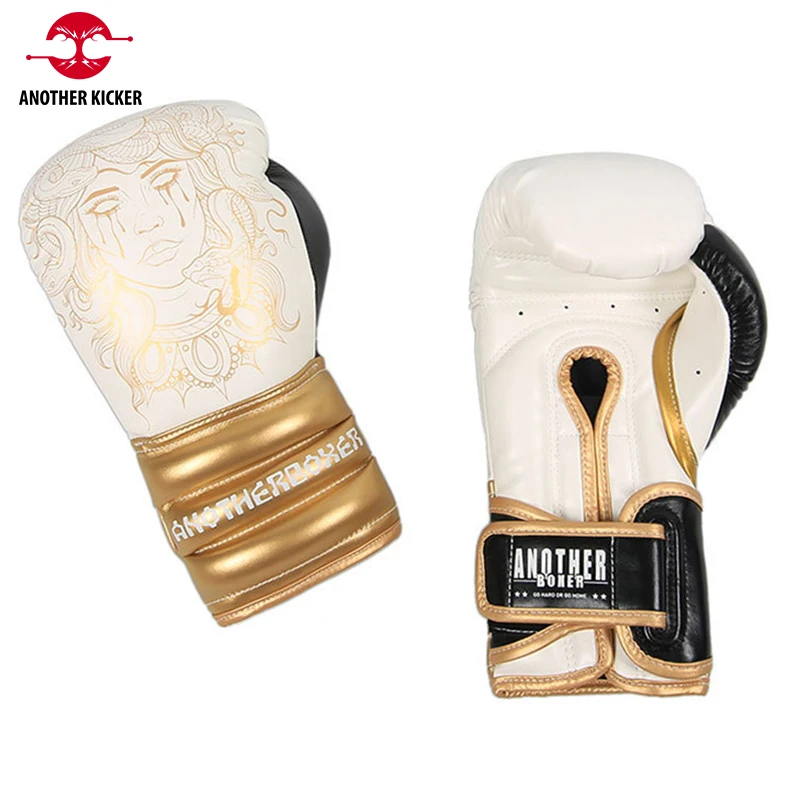 

Boxing Gloves Men Women Kids Muay Thai Gloves Snake Skull Skeleton Fight Kickboxing Glove MMA Sanda Karate Sandbag Punch Gear