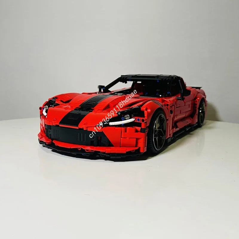 3399 قطعة MOC 1 8 شيفروليه كورفيت النموذج الفني اللبنات الهندسة المعمارية هدايا عيد الميلاد لتقوم بها بنفسك الطوب الاطفال اللعب عيد ميلاد #6