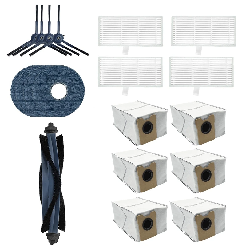 

AC39-Suitable For Eufy Sweeping Robot Omni C20 Accessories Main Roller Brush Side Brush Filter Dust Bag
