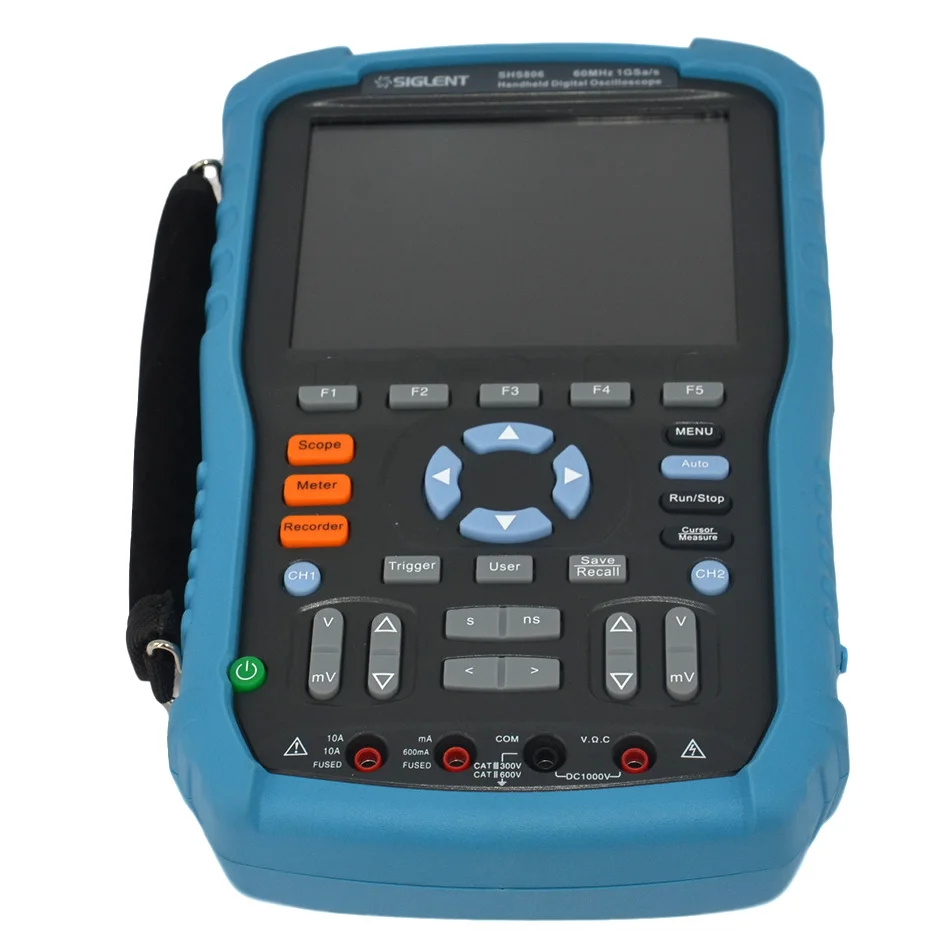 SHS806 SIGLENT 60MHz 1GSa/s Storage Oscilloscope 2Mpts Memory Depth Resistance Diode Capacitance Continuity