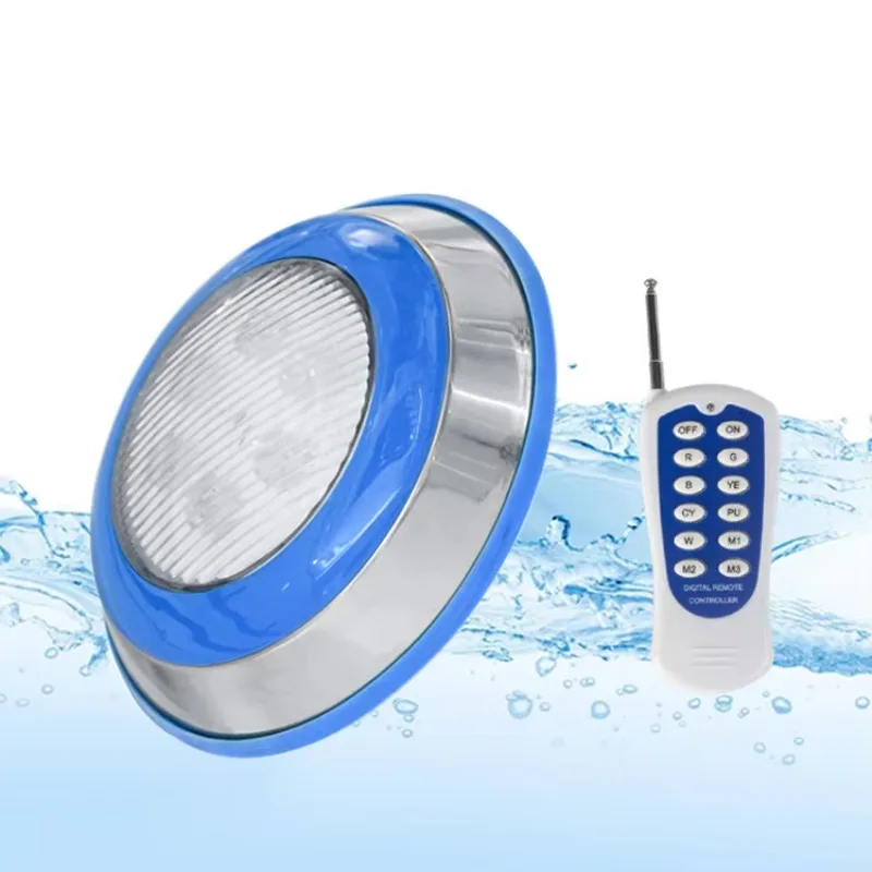 

STLF Wall Hanging RGB Automatic LED Underwater Light 12V for Swimming Pool Colorful Waterlight