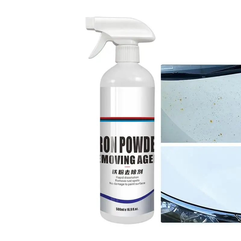 

Car Rust Removal Spray 500ml Multifunctional Auto Rust Remover Professional Rust Remover Spray for Car Detailing