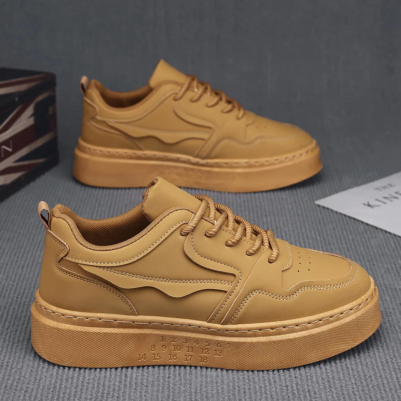 

Fashion Black Man Sneakers New Platform Men's Casual Shoes Breathable Lightweight Walking Sport Shoe Board Shoe Tennis Shoes