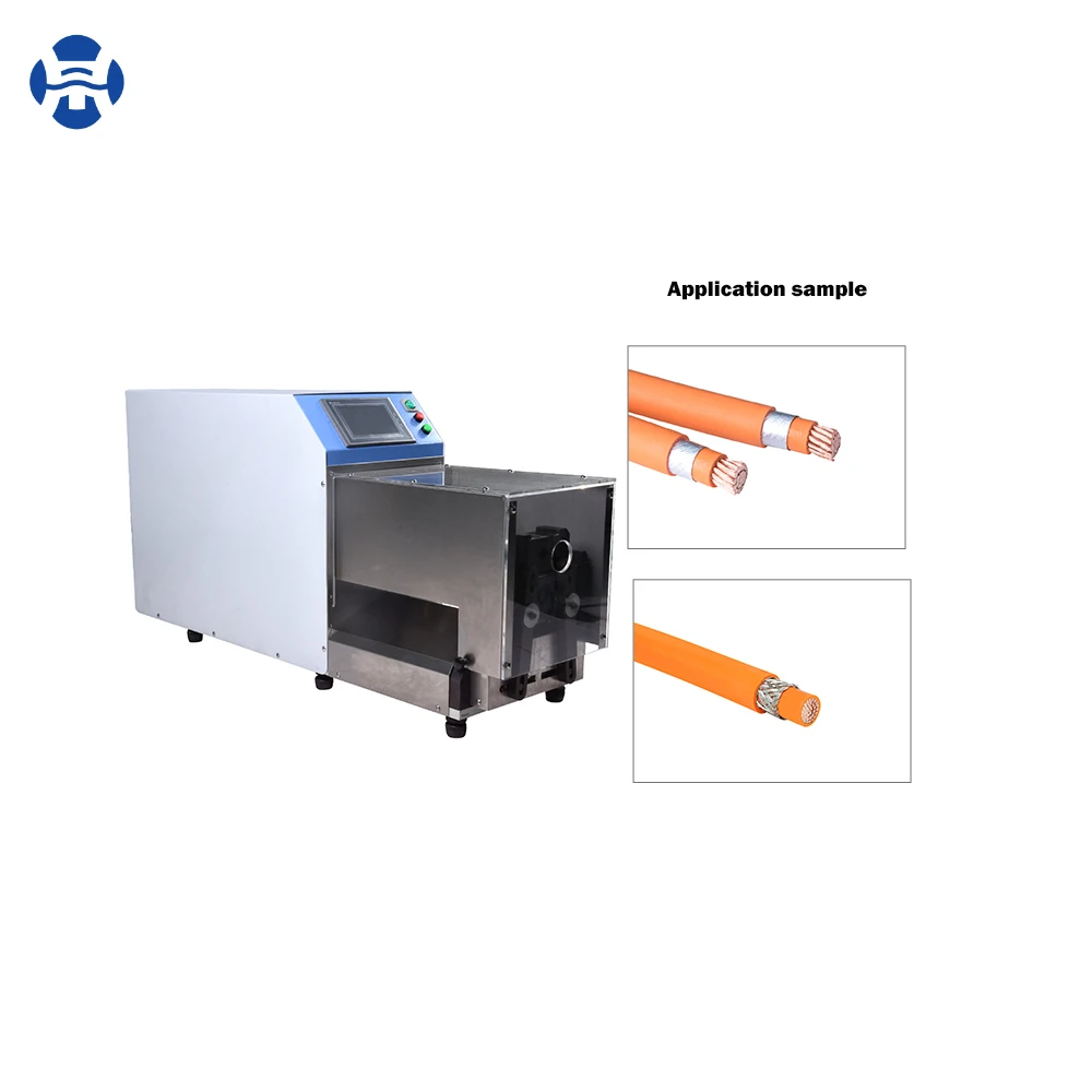 Factory-Sourced Coaxial Wire Stripping Cutting Machine New Condition Rotary Knife Cable Slicing Peeling Equipment Wire Stripper