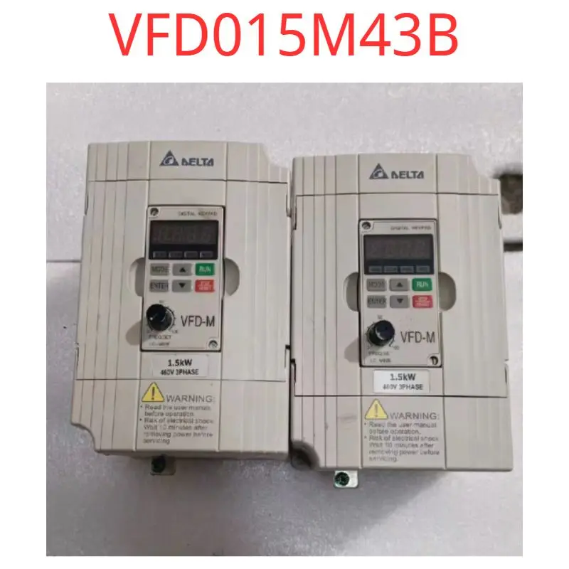 

Second-hand test OK M series inverter VFD015M43B, 1.5KW 380V, VFD037M43A