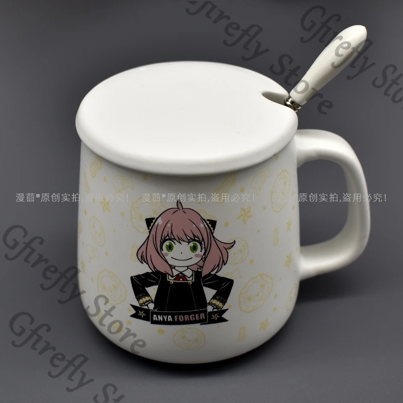 

SPY×FAMILY Creativity Cosplay Mug Anime Ceramic Glass Coffee Water Cup Tumblerful Anya Forger Ambitus Cute Colleagues Gift