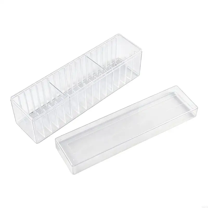   Desktop Trading Card Storage Box with Lid for Organized Collector Use