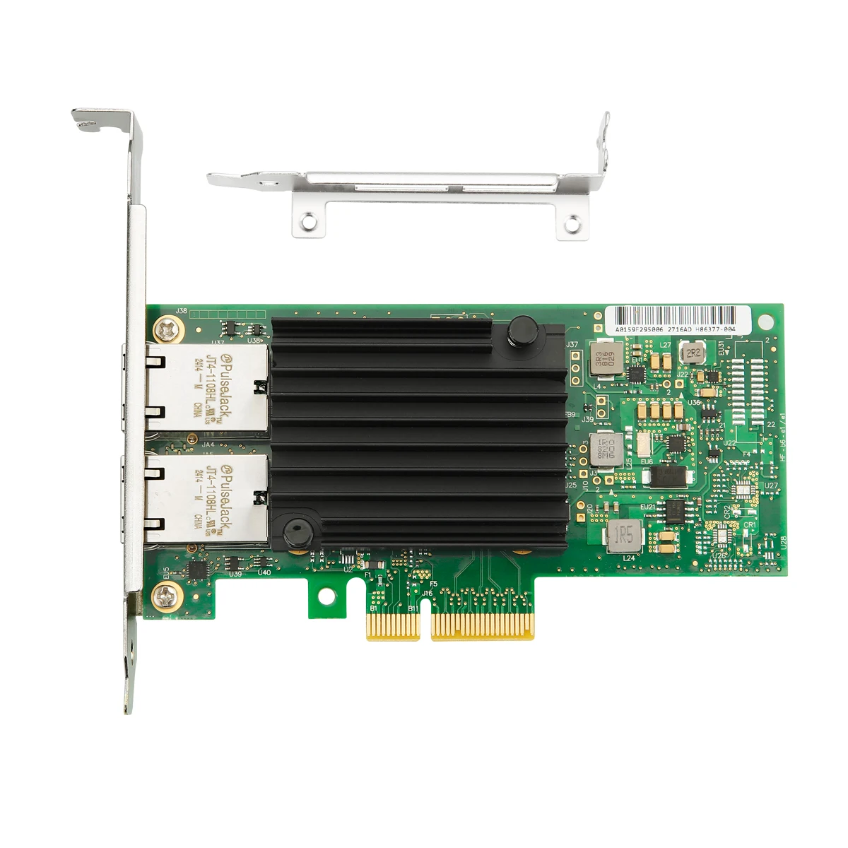 X550-T2 10GbE Dual Port PCIe x4 Kartu Jaringan Server dengan Intel X550 CHIP 4 RJ45 10G NIC 10 Gigabit Ethernet Adaptor Kartu untuk PC