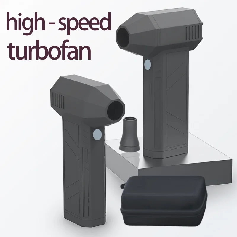 

JKUOO New 280000 RPM Turbo Jet Fan Electric Air Duster Adjustable Wind Speed Turbo Violent Blower Rechargeable Light Car Clean