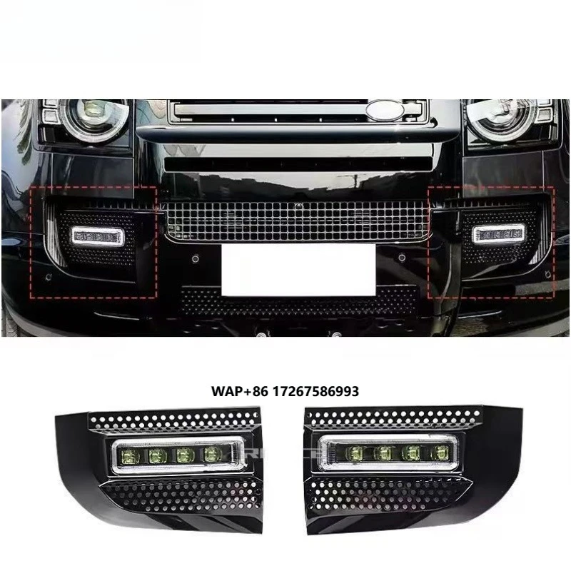 

DEFENDER Bumper LED Fit for Defender 2018-2023 Year Add on Front Bumper Directly Bumper Light with Yellow and White Lamp