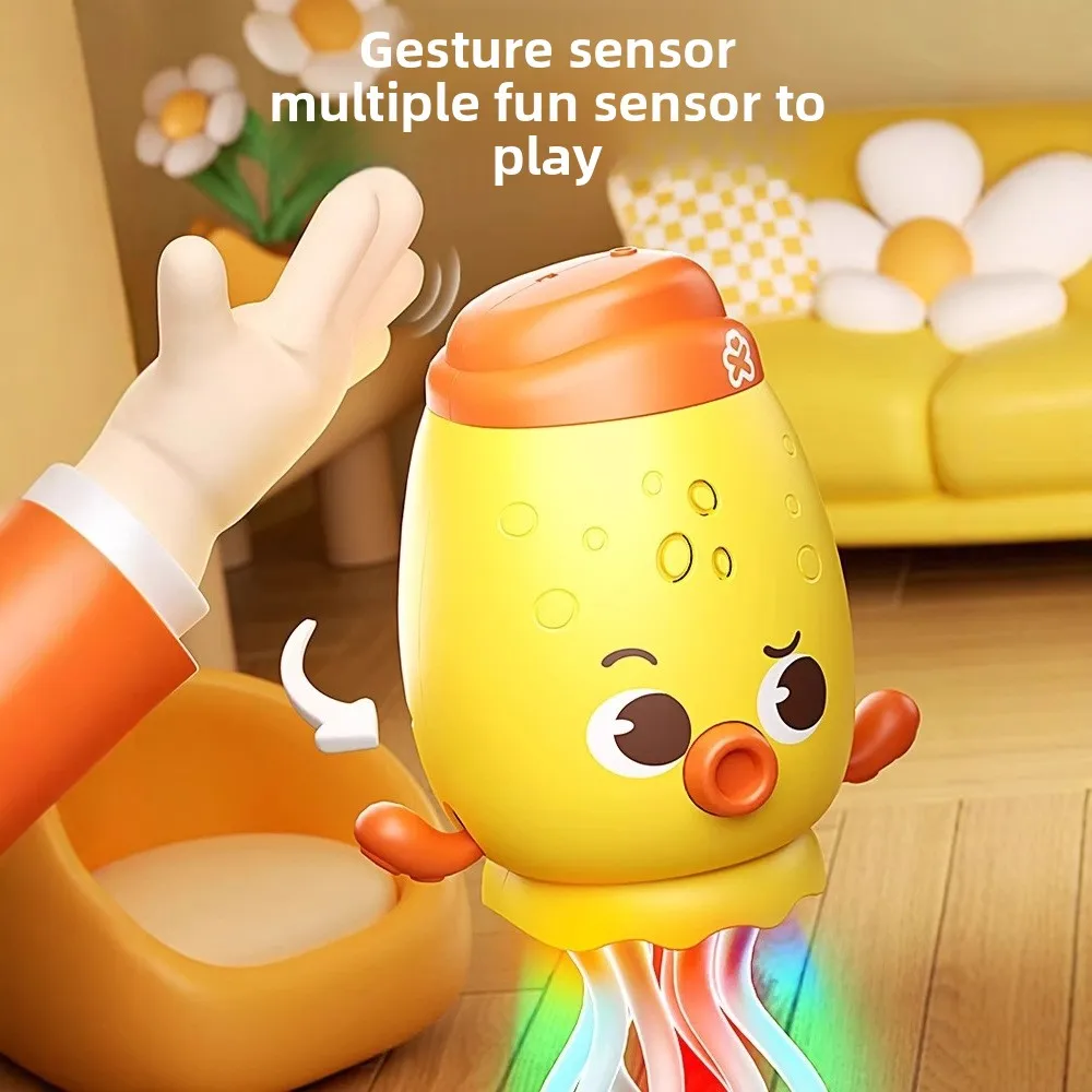 Poulpe dansant électronique pour animaux de compagnie, jouets lumineux, anti-Stress interactif, anti-Stress, pour tout-petits, bébés, enfants et adultes