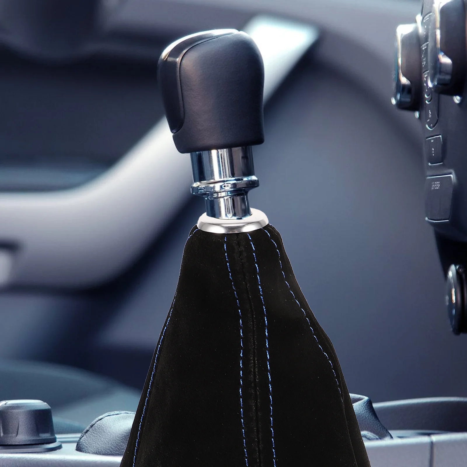 

1pcs Car Gear Shift Cover Durable Non-Deforming Auto Knob Stick Protector For Automatic Vehicles Automotive Interior Accessory