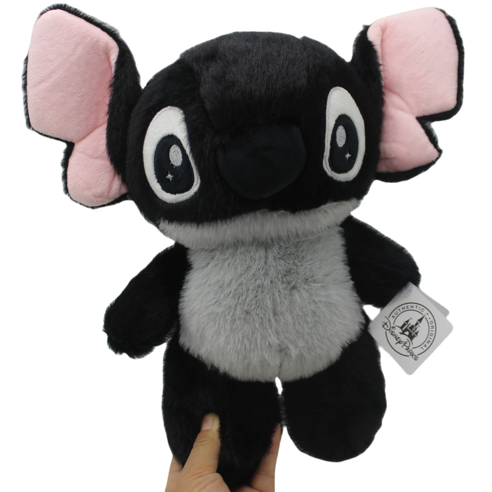 30cmのスティッチぬいぐるみ、柔らかい黒いスティッチのぬいぐるみ、6本指のスティッチ、フードパーティーのシリーズ、キュートでかわいいソフトドール